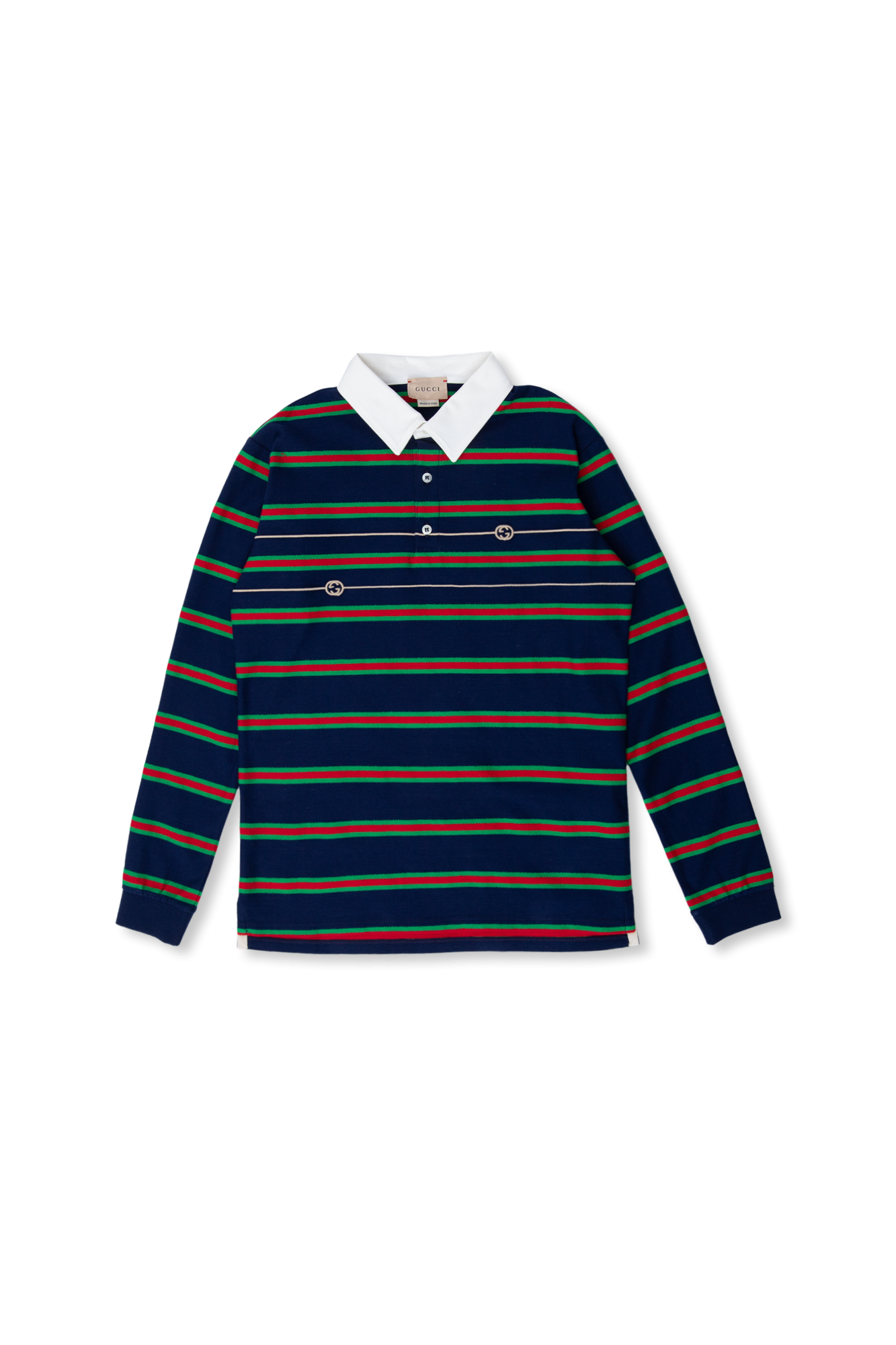 SchaferandweinerShops Sweden - Navy blue Striped polo shirt